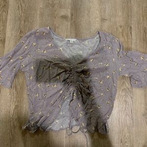 American Eagle Floral Tee